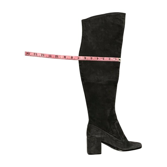 Vince grey suede, Knee high boots, Dark gray, Size 6M - Picture 9 of 10